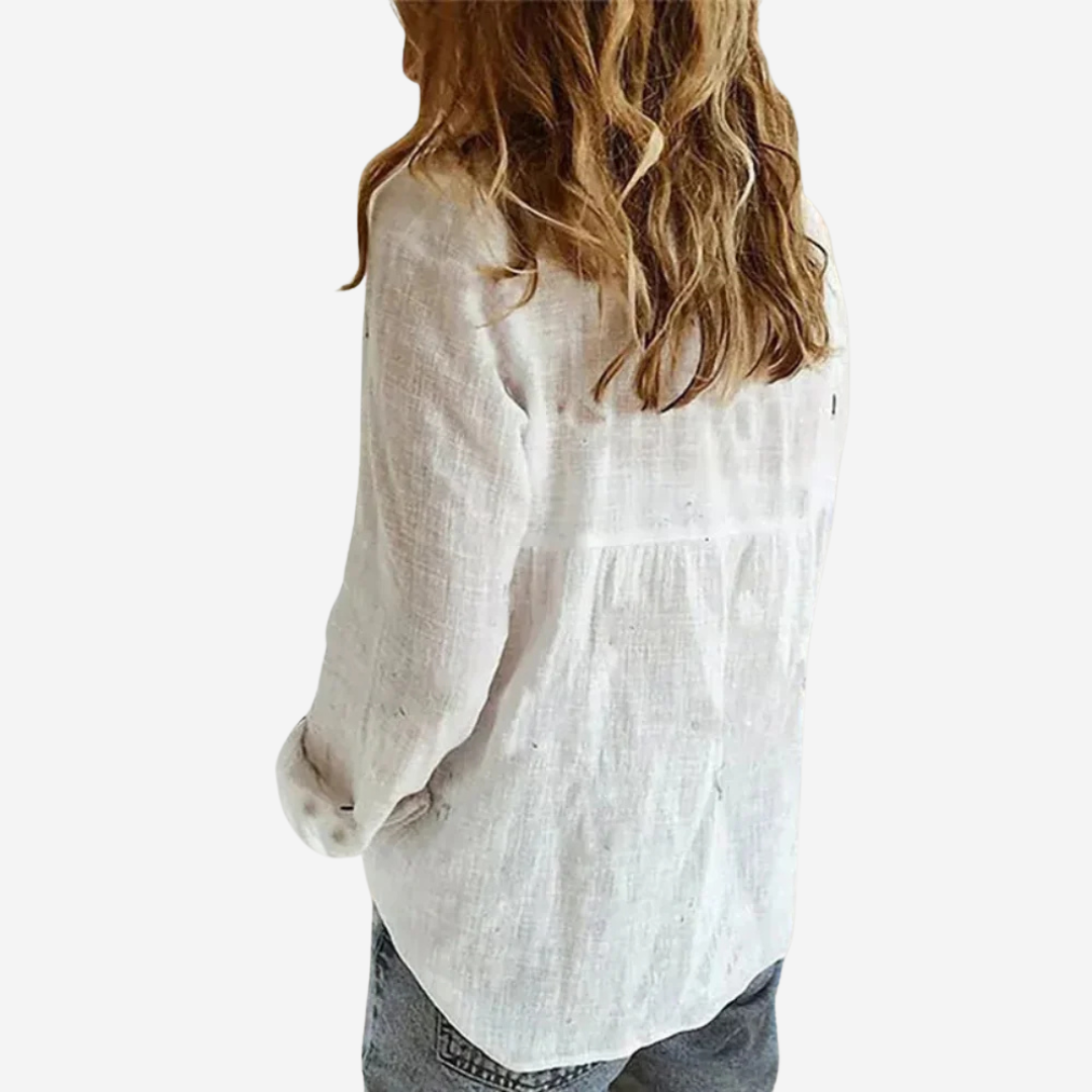 Femke – Linnen Blouse voor dames
