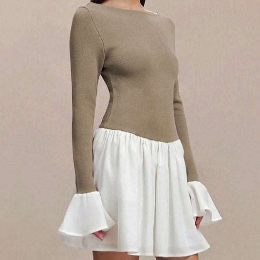 Elegante Mini-jurk met Ballon Rok