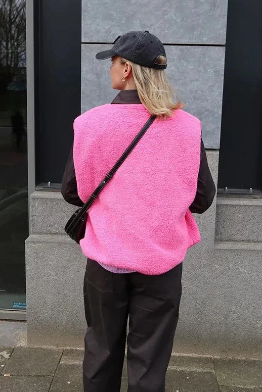 Mouwloos Teddyvest