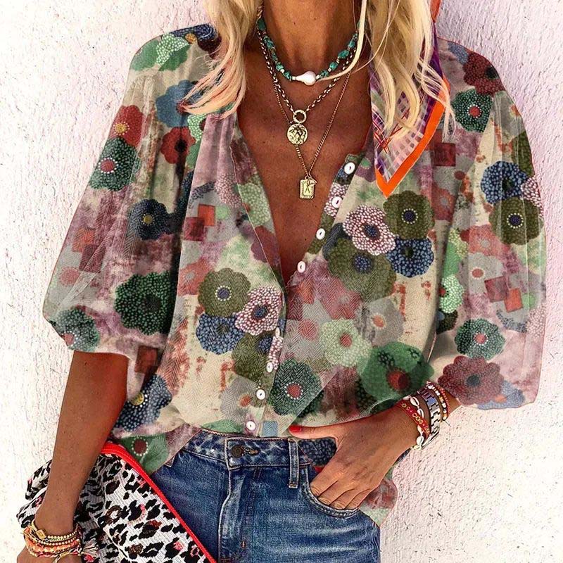 Blouse Met Bloemenprint