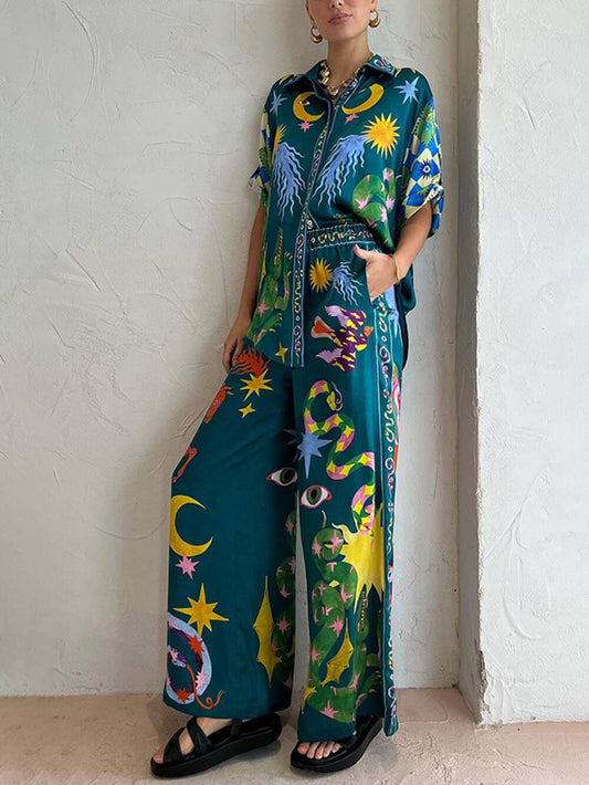 Co-Ord Set met Hemelprint