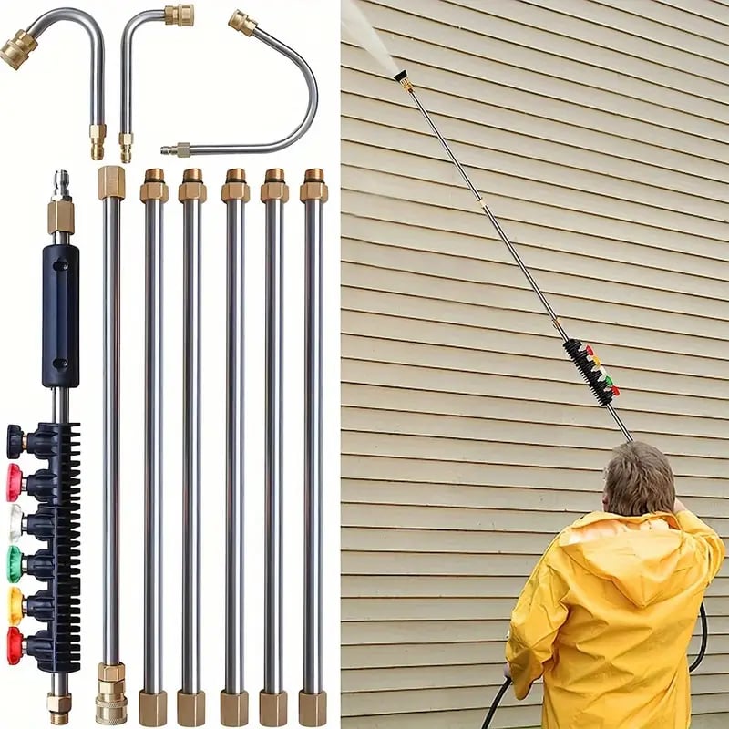 4000 PSI telescopische hogedrukreiniger-stangenset