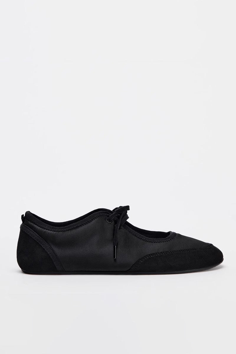 Ballerina's met Vetersluiting