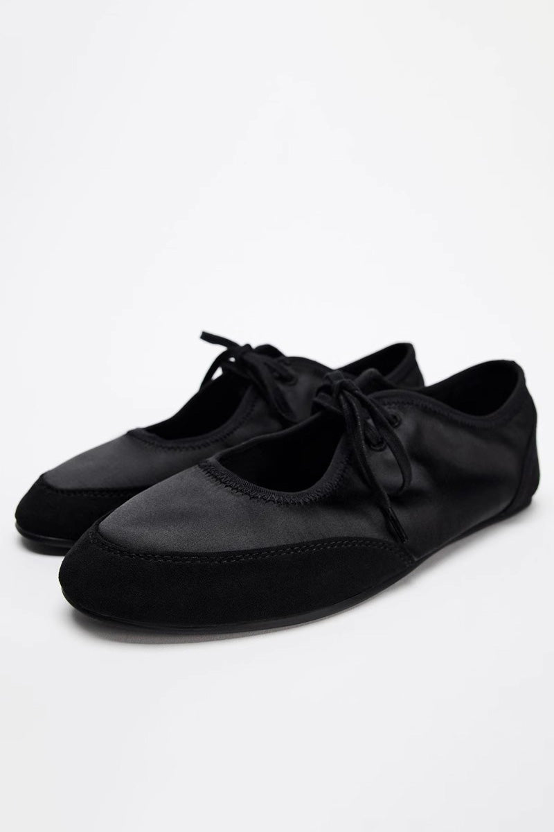 Ballerina's met Vetersluiting