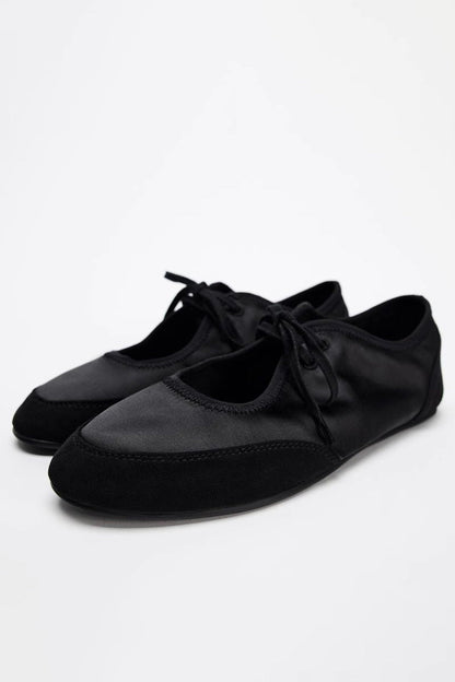 Ballerina's met Vetersluiting