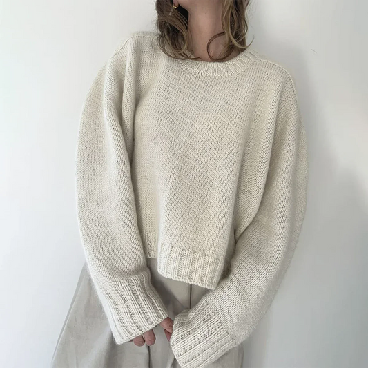 Gebreide Trui met Oversized Pasvorm