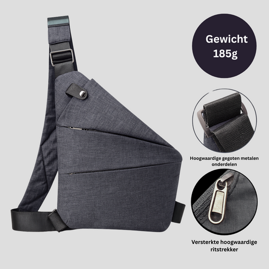 Anti-diefstal crossbody reistas – veilige, lichtgewicht en handsfree organizer voor stedelijk en dagelijks gebruik