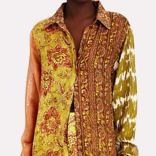 Bohemien Blouse met Print