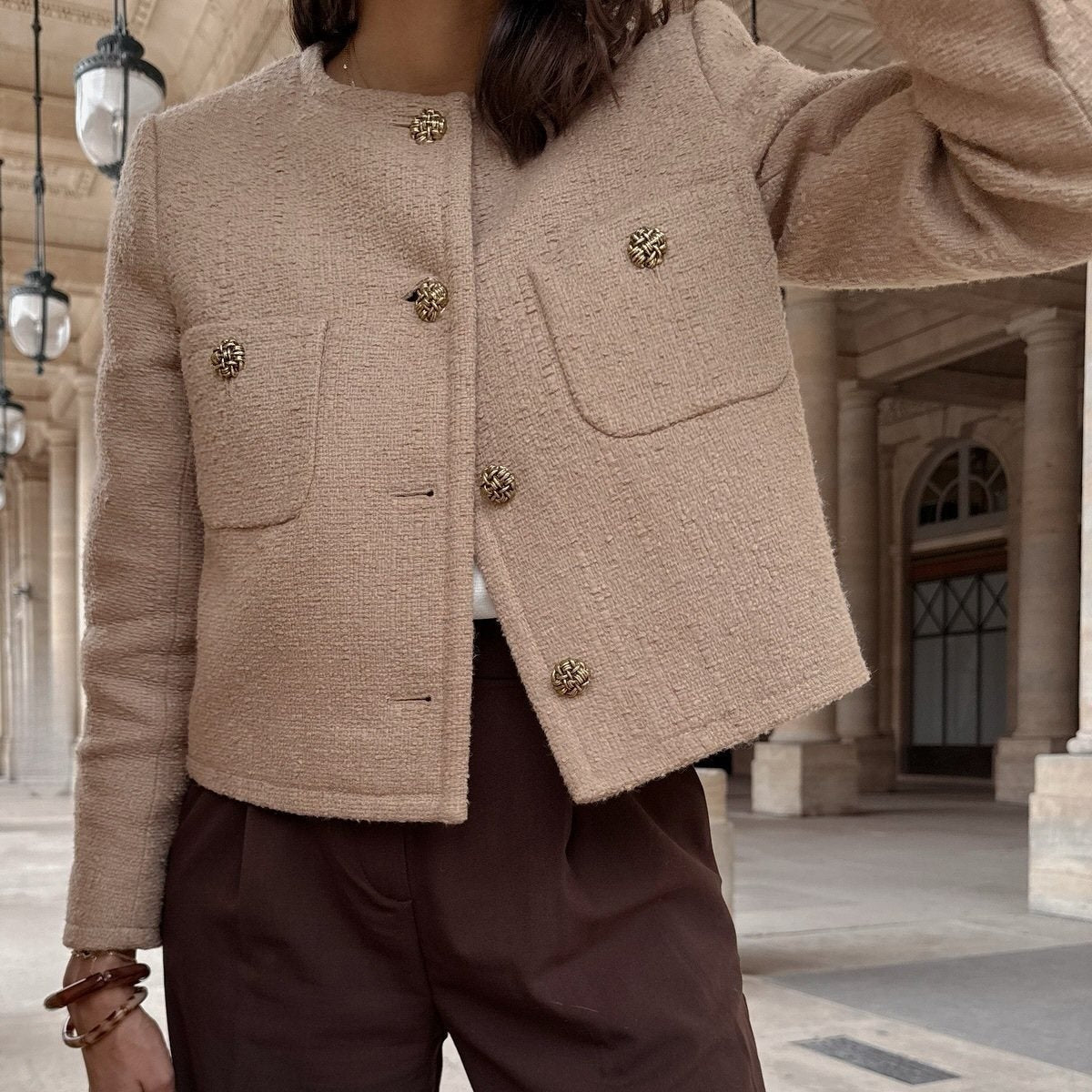 Beige / L