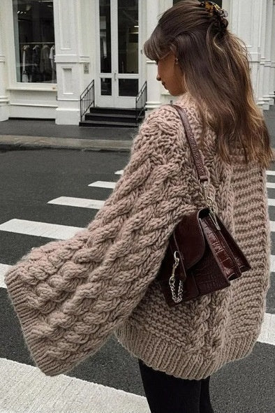 Luxe Kabeltrui met Wijde Mouwen