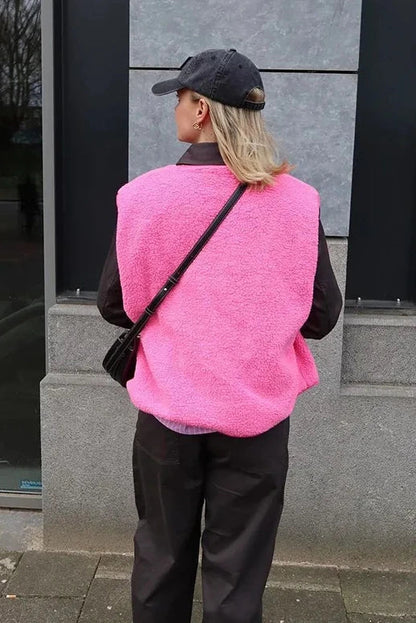 Mouwloos Teddyvest