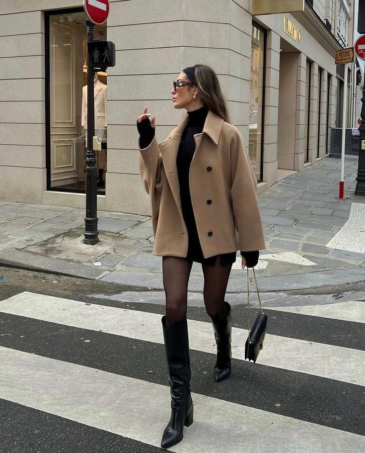 Elegante korte jas